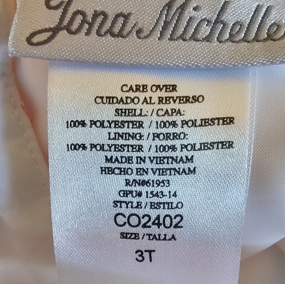 Jona Michelle Party Dress Size 3T